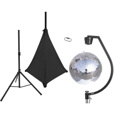 Eurolite Set Mirror ball 50cm with stand and tripod cover black világítás