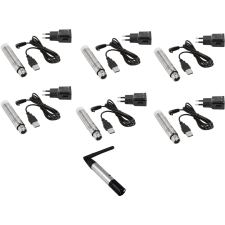 Eurolite Set QuickDMX 1x transmitter + 6x AKKU receiver világítás