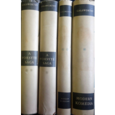 Európa Könyvkiadó A Forsyte Saga I-II. - Modern komédia I-II. antikvárium - használt könyv