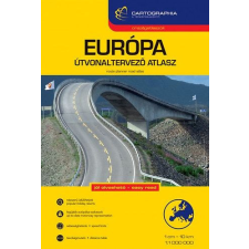  Európa útvonaltervező atlasz 1:1 000 000 utazás