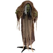EuroPalms Halloween figura Boszorkány púpos  animált  145cm dekoráció