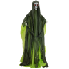 EuroPalms Halloween figura csontváz zöld köpennyel  animált  170cm