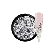 European Nail Shop Füstfólia Silver körömdíszítő