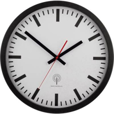 EuroTime Analóg rádiójel vezérelt pályaudvari falióra, O 40 cm (56862) (56862) falióra
