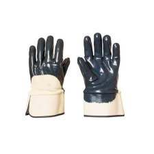  EUROTRIL KÉZHÁTIG DUPLÁN MÁRTOTT KÉK NITRIL KESZTYŰ, ACT (9) védőkesztyű