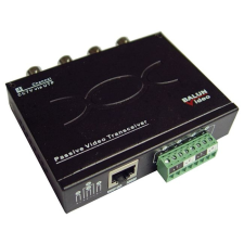 EuroVideo EVA-TTP404HD passzív csavart érpár átalakító TVI/AHD/CVI rendszerekhez, 4 csatornás, 1080p max 200 m biztonságtechnikai eszköz