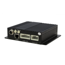 EuroVideo EVD-M04100A4D 4 csatornás mobil DVR, 25 fps/D1, 2x32 GB SD kártya, 4 videó, 4 audio bemenet, 12 VDC biztonságtechnikai eszköz