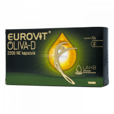 Eurovit Oliva-D 2200NE D-vitamin étrend-kiegészítő kapszula 30 db vitamin és táplálékkiegészítő