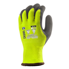  EUROWINTER TÉLI SÁRGA KESZTYŰ, SZÜRKE LATEX TENYÉR_11 védőkesztyű