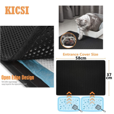  EVA macskaalom gyűjtő szőnyeg-LitterMat - Kicsi macskafelszerelés