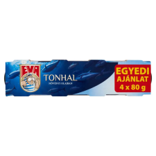 Eva tonhal növényi olajban 4 x 80 g (320 g) konzerv