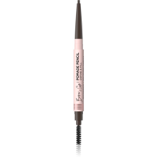 Eveline Cosmetics Brow & Go! vízálló szemöldökceruza 2in1 kefével árnyalat Dark Brown 4 g szemceruza