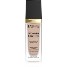 Eveline Cosmetics Wonder Match hosszan tartó folyékony make-up hialuronsavval árnyalat 35 Sunny Beige 30 ml smink alapozó