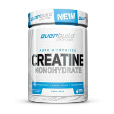 EVERBUILD Kreatin monohidrát italpor (100% tiszta) - ízesítetlen - 500g vitamin és táplálékkiegészítő