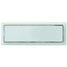 EverFlourish Hungary Kft. Névtáblás csengő nyomógomb 1-es fehér, világítással villanyszerelés