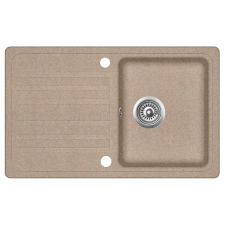 EVIDO Home 45S gránit mosogató, 765 x 460mm, avena mosogatótálca