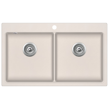 EVIDO Quadro 9 gránit mosogató, 860 x 510 mm, bézs mosogatótálca