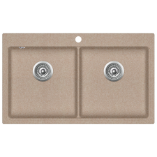 EVIDO Quadro 9 gránit mosogató, 860 x 510mm, avena mosogatótálca