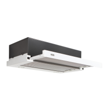  EVIDO SLIMLUX 60GW teleszkópospáraelszívó,60cm,fehér festett ház/fehér üvegfront páraelszívó