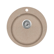 EVIDO Tondo kerek gránit mosogató, 505 mm,avena mosogatótálca