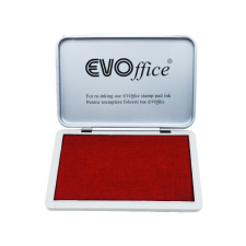 EVO Bélyegzőpárna 85x125 festékezett Evo piros bélyegző