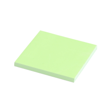 EVO Jegyzettömb, ragasztó nélkül tapadó, 75x75mm, 100lap, Static, neon zöld (EV6C20VE) (EV6C20VE) jegyzettömb