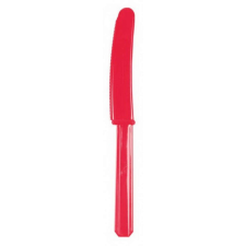 Evőeszköz, kés - 10 darabos Apple Red babaétkészlet