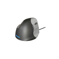 Evoluent Vertical Mouse 4 Right Vezetékes ergonomikus jobbkezes egér - Ezüst/Fekete egér
