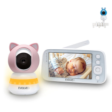 Evolveo Baby Monitor N5, rózsaszín bébiőr