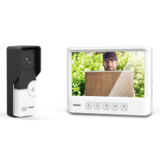  Evolveo Doorphone IK06 videós kaputelefon szett memóriával és színes display-el, fehér kaputelefon