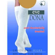 EVONA STELA antibakt. pamutos térdzokni, konyak, m:36-38, 1 pár