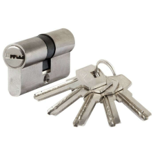 Evotools központosított zárbetét, 5 kulcs, hossza 60 mm, 30 + 30 mm zár és alkatrészei