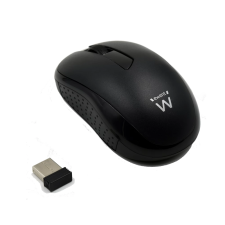 Ewent EW3223 Wireless Mini Egér - Fekete (EW3223) egér