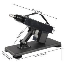  EwToys - Automata hüvelybe toló teleszkópos szexgép + tapadókorong vibrátorok