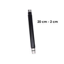  EwToys - Hosszabító szexgépekhez - 20 cm - fekete vibrátorok