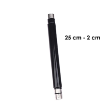  EwToys - Hosszabító szexgépekhez - 25 cm - fekete vibrátorok