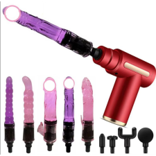  EwToys - Maszirozó pisztoly + dildó - Választható színben! Zöld/Bordó/Fehér/Fekete vibrátorok