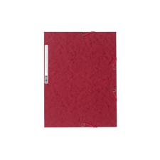 Exacompta A4 prespán cseresznyepiros gumis mappa mappa