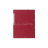 Exacompta A4 prespán cseresznyepiros gumis mappa (P2110-0582)