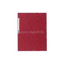 Exacompta A4 prespán cseresznyepiros gumis mappa (P2110-0582) mappa