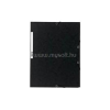Exacompta A4 prespán fekete gumis mappa (P2110-0583)