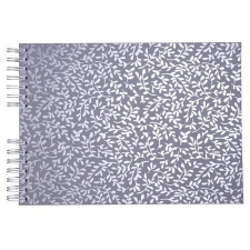 Exacompta Fotóalbum, spirál, 32x22 cm, 25 lap, EXACOMPTA "Autentik", kékesszürke fényképalbum
