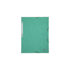 Exacompta gumis mappa, A4, 400g, zöld mappa