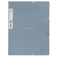 Exacompta Gumis mappa, prespán, A4, 15 mm, EXACOMPTA, &quot;Autentik&quot;, szürkéskék mappa