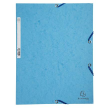 Exacompta Gumis mappa, prespán, A4, EXACOMPTA, türkiz mappa