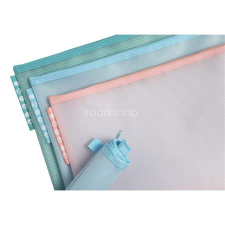 Exacompta Rendszerező tasak, cipzáras, hálós, A4, EXACOMPTA &quot;Chromaline Pastel&quot;, vegyes színek irattartó