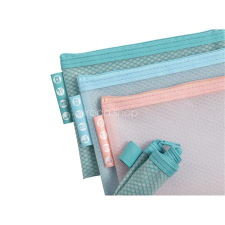 Exacompta Rendszerező tasak, cipzáras, hálós, A6, EXACOMPTA "Chromaline Pastel", vegyes színek irattartó