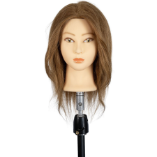 Exalto Professionnel - Leslie - Gyakorló Babafej 30-35 cm - 100% Emberi Hajjal fodrászkellék