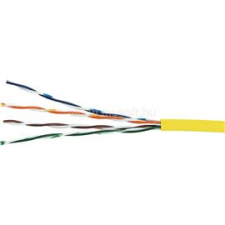 Excel Patch kábel Cat.5e UTP 26AWG PVC köpeny 305m (sárga) (100-091) kábel és adapter