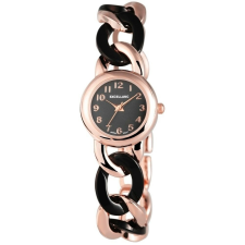  Excellanc fekete dekor fémszíjas női karóra karóra